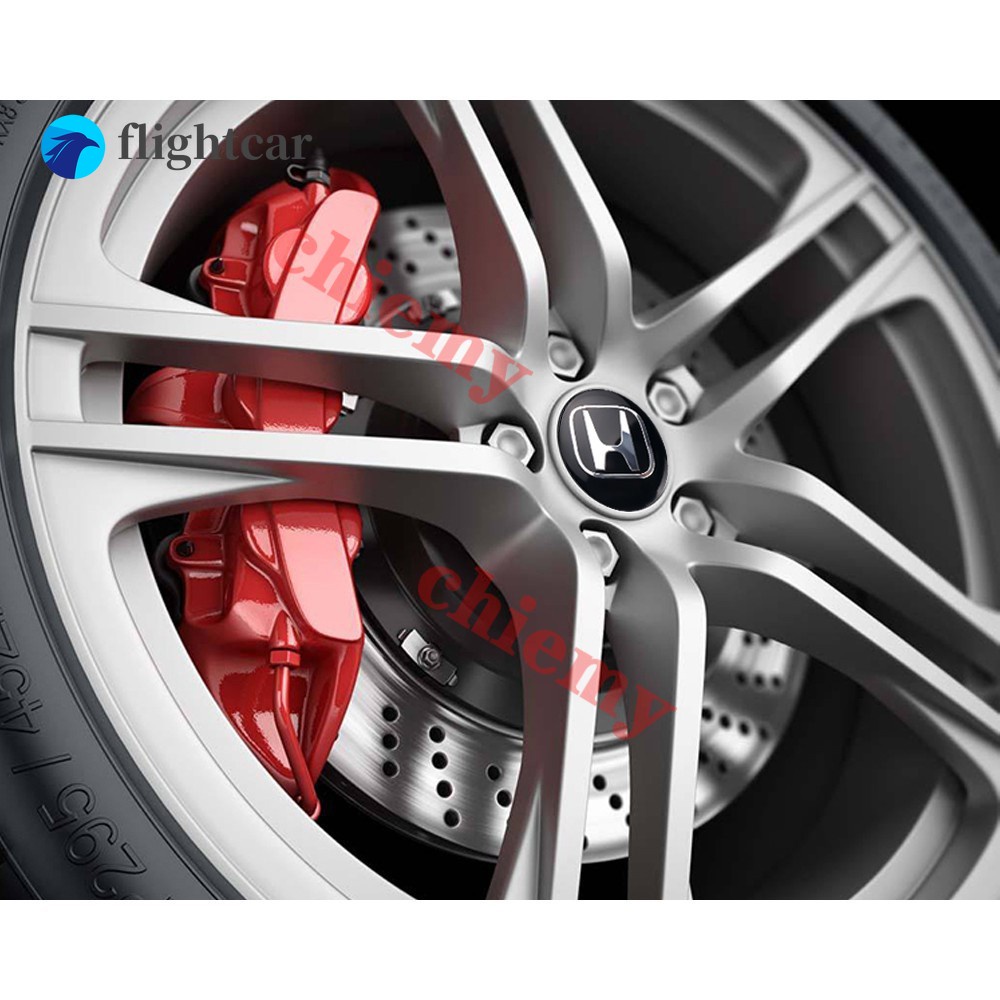 HONDA Bộ 4 Miếng Dán Trang Trí Trục Bánh Xe Hơi 56mm Cho civic city Mugen