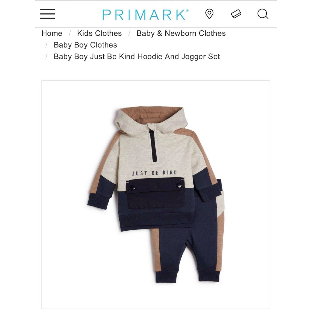 Bộ nỉ hoodie cho bé trai size 3/6m