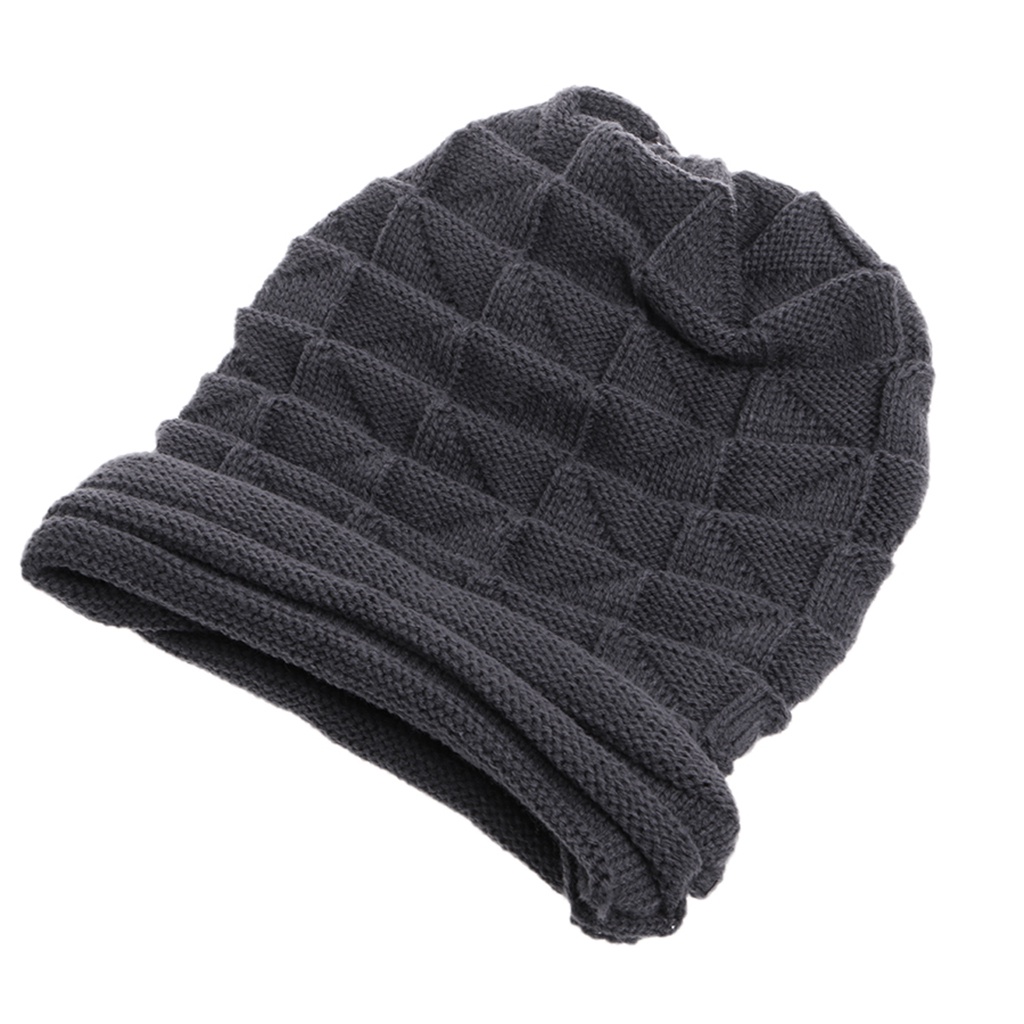 Mũ Beanie Dệt Kim Oversize Thời Trang Cho Nam Nữ