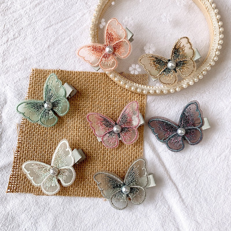 SET 2 CÁI KẸP TÓC CON BƯỚM XINH CUTE