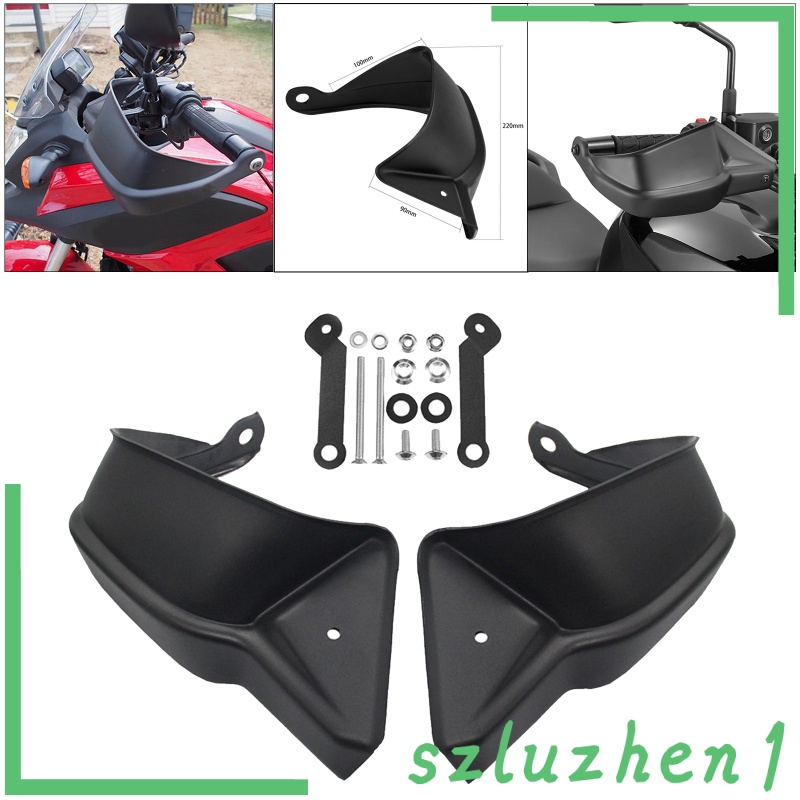 Set 2 Tấm Chắn Gió Bảo Vệ Tay Cầm Xe Honda Nc750 X Dct 2012-2020 Đen | BigBuy360 - bigbuy360.vn