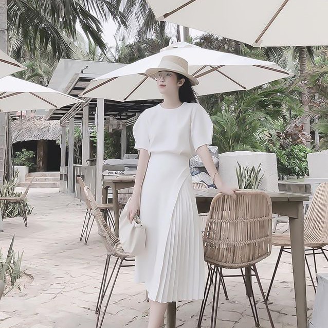 Set váy xếp ly cách điệu Juliette S269 | BigBuy360 - bigbuy360.vn