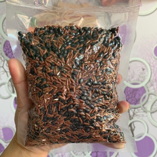 350gr đậu đen xanh lòng gạo lứt rang sẵn nhà làm