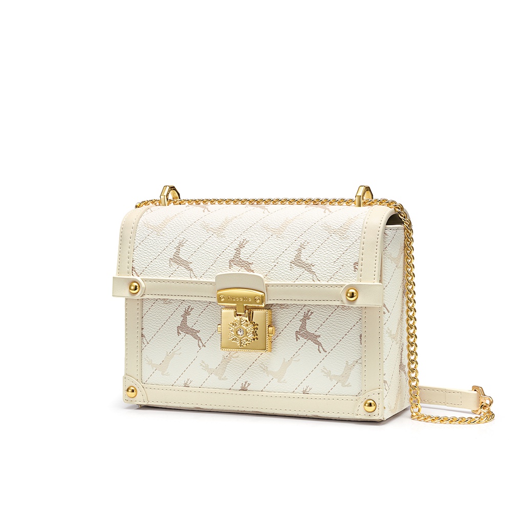 Túi đeo chéo nữ đẹp Nucelle thời trang charm hoa tuyết ViAnh Store 1172024