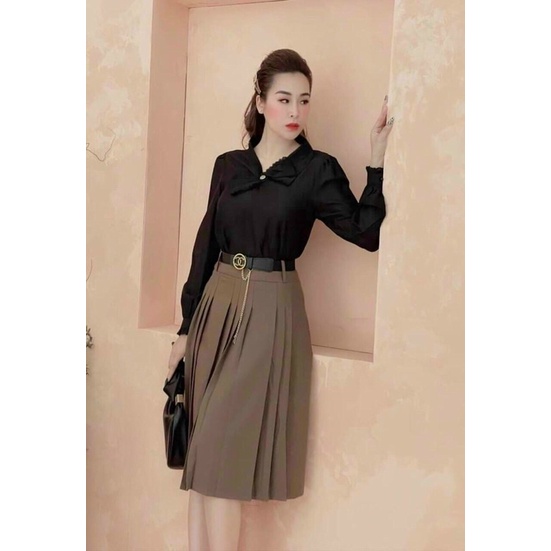 chân vây công sở @ xếp li @ đai váy sang trọng cho các chị em | BigBuy360 - bigbuy360.vn