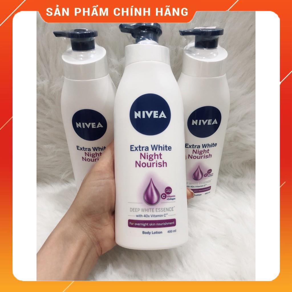 Sữa Dưỡng Thể Trắng Da Nivea Ban Đêm 350ml