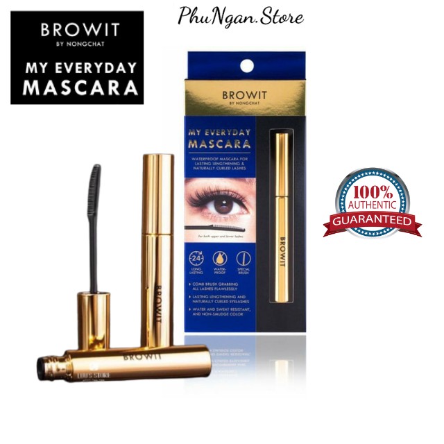 Mascara Browit by Nongchat My Everyday Thái Lan không lem, không trôi, không vón cục | BigBuy360 - bigbuy360.vn