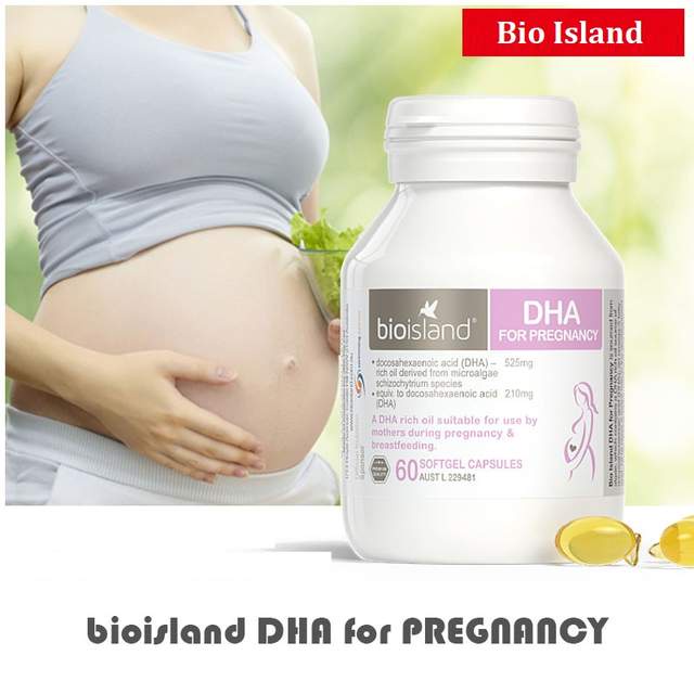 Bio Island DHA for Pregnancy – Viên uống bổ sung DHA cho mẹ bầu 60 viên