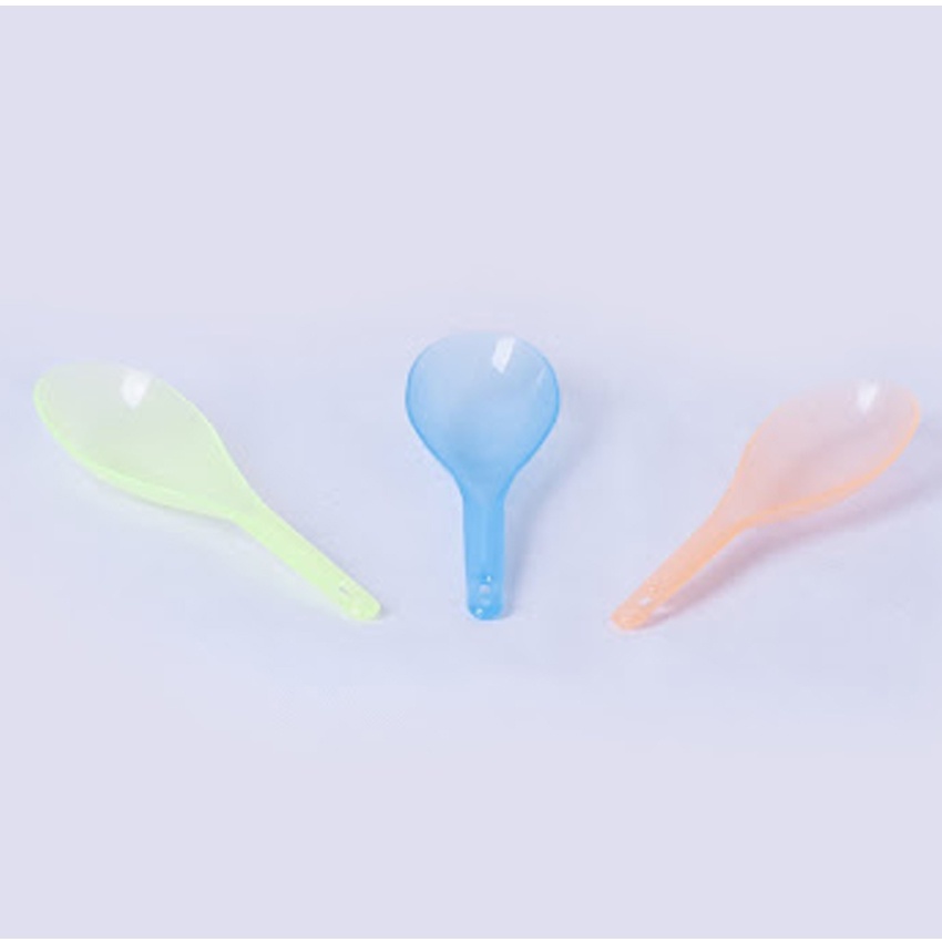 Muỗng Xơi Cơm Muôi Xơi Cơm Muôi Múc Canh nhà đám nhựa Việt Nhật - Môi cơm nhựa rẻ