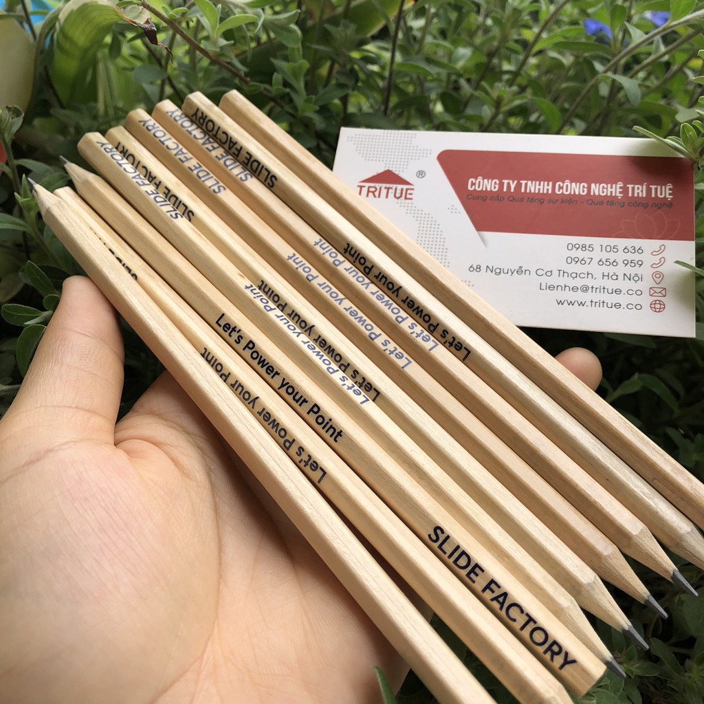 In Ấn Bút Chì Theo Yêu Cầu Tại Hà Nội - Đặt Bút Chì In Ấn Logo Nhiều Màu Theo Yêu Cầu.