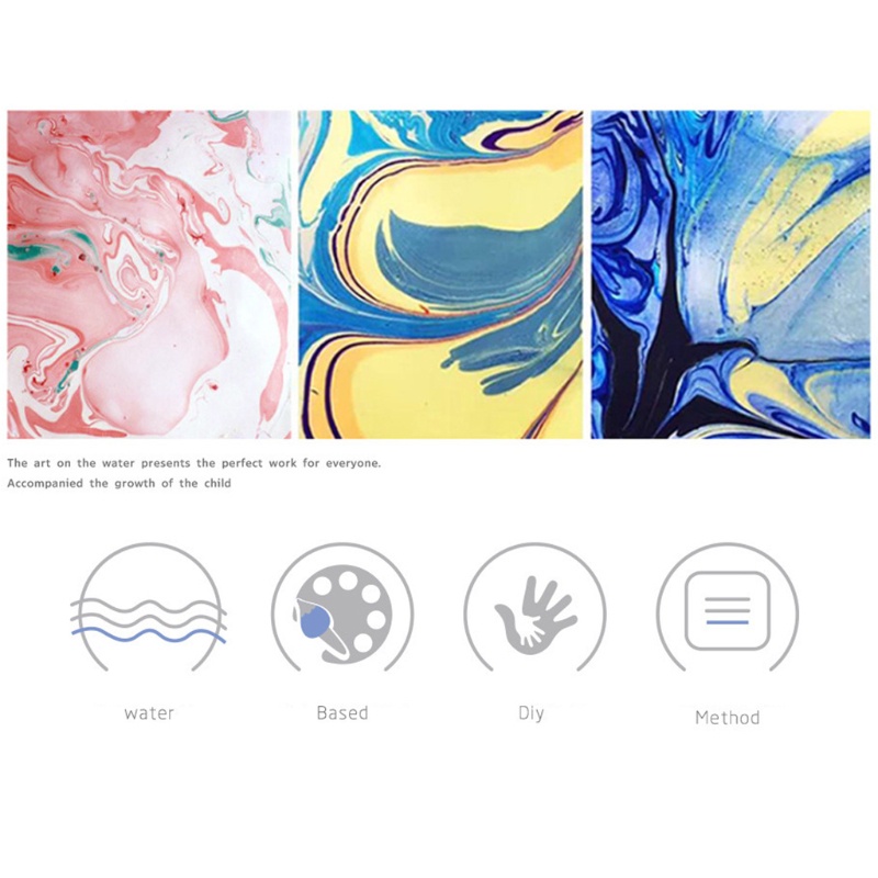 Bộ 6/12 màu vẽ tranh nước bằng nhựa acrylic cho bé