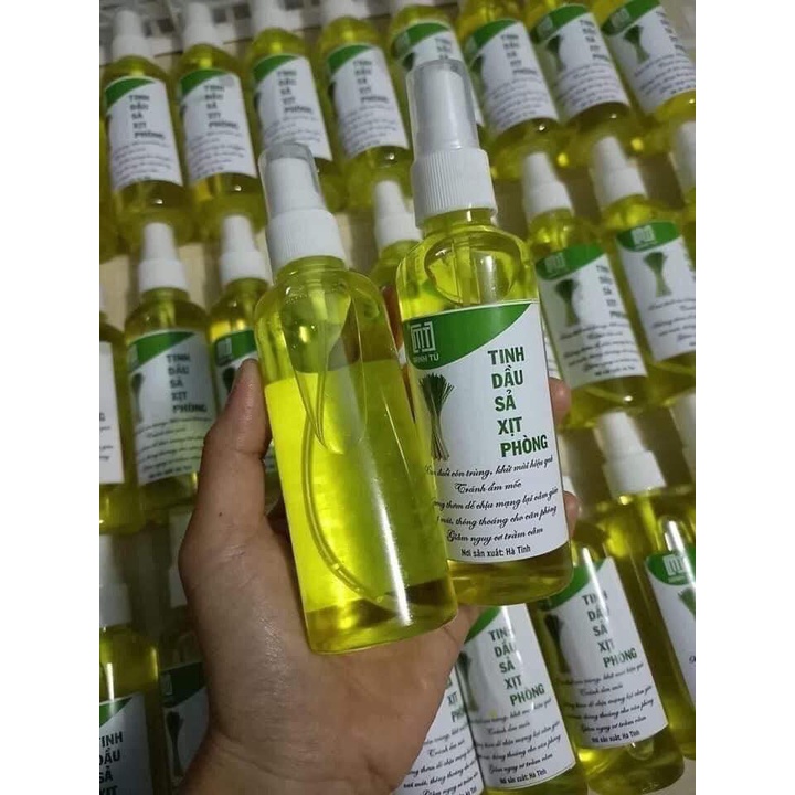 Tinh dầu xịt phòng sả chanh Minh Tú 100ml