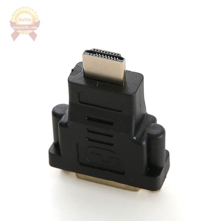 Đầu chuyển HDMI sang DVI 24+5 hai chiều đa năng màu đen