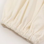 Đầm Công Chúa Tay Dài Phối Ren Màu Trắng Trơn Đơn Giản Thoải Mái Thời Trang Xuân Thu Cho Bé Gái 0-5 Tuổi