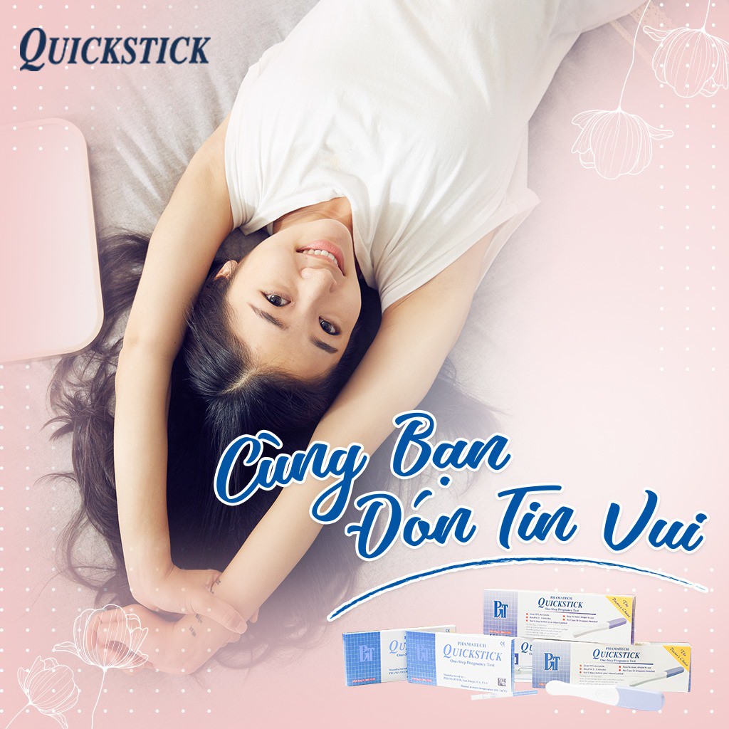 Que thử thai quickstick - Thử thai Quickstick USA cho kết quả nhanh chính xác ( Chính Hãng QUICKSTICK )