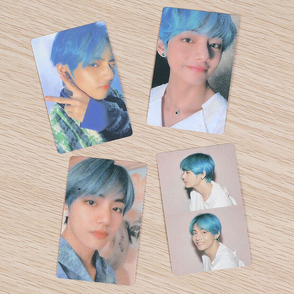 Bộ Ảnh Thẻ Hình Nhóm Nhạc Bts Bằng Giấy