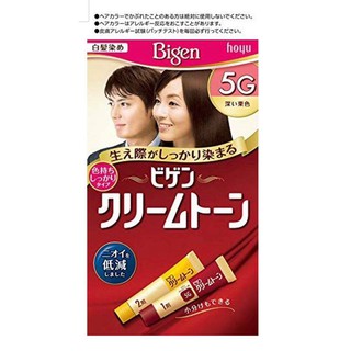 THUỐC NHUỘM TÓC BIGEN CREAM TONE 5G