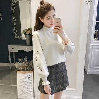 Áo len tay thêu cao cấp quảng châu