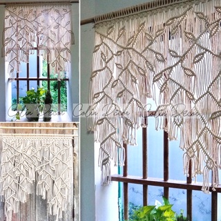 Rèm treo cửa trang trí macrame
