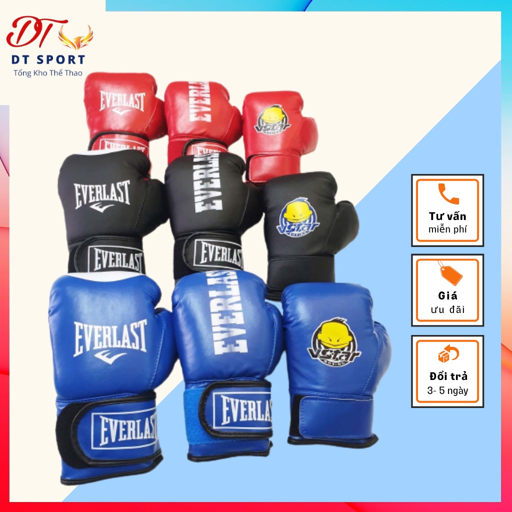 Găng Tay Tập Boxing Quyền Anh Everlast Chất Lượng Cao