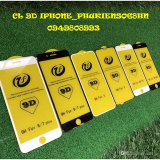 Kính cường lực 9d full màn cho ip 6/6s,6p/6s plus,7p/8plus,ip x,ip xs,ip xr,ip xs max siêu hót