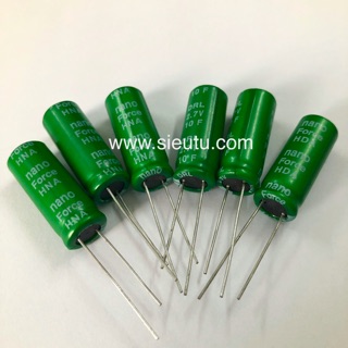 Set 6 siêu tụ điện 10F 2.7V dung lượng 11mAh - Super capacitor 10F 2.7V 06 PCs