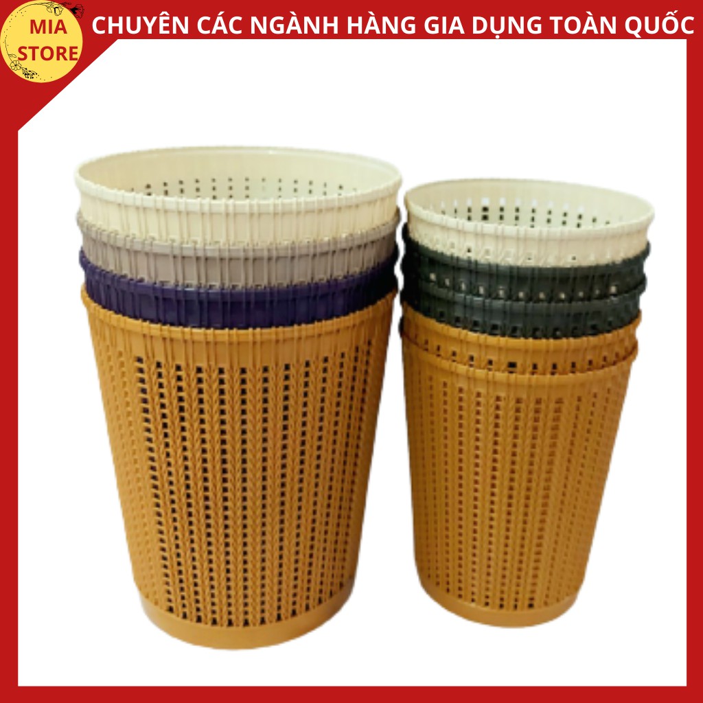 Sọt nhựa giả mây Việt Nhật đựng quần áo/ đựng đồ đa năng đồ dùng gia đình