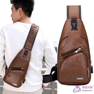 Túi Đeo Chéo Trước Ngực Da Nam Cao Cấp 2019