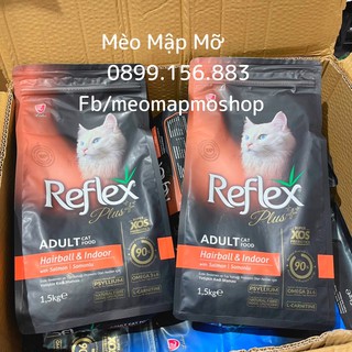 REFLEX PLUS HAIRBALL INDOOR MÈO LỚN VỊ CÁ HỒI 1.5kg