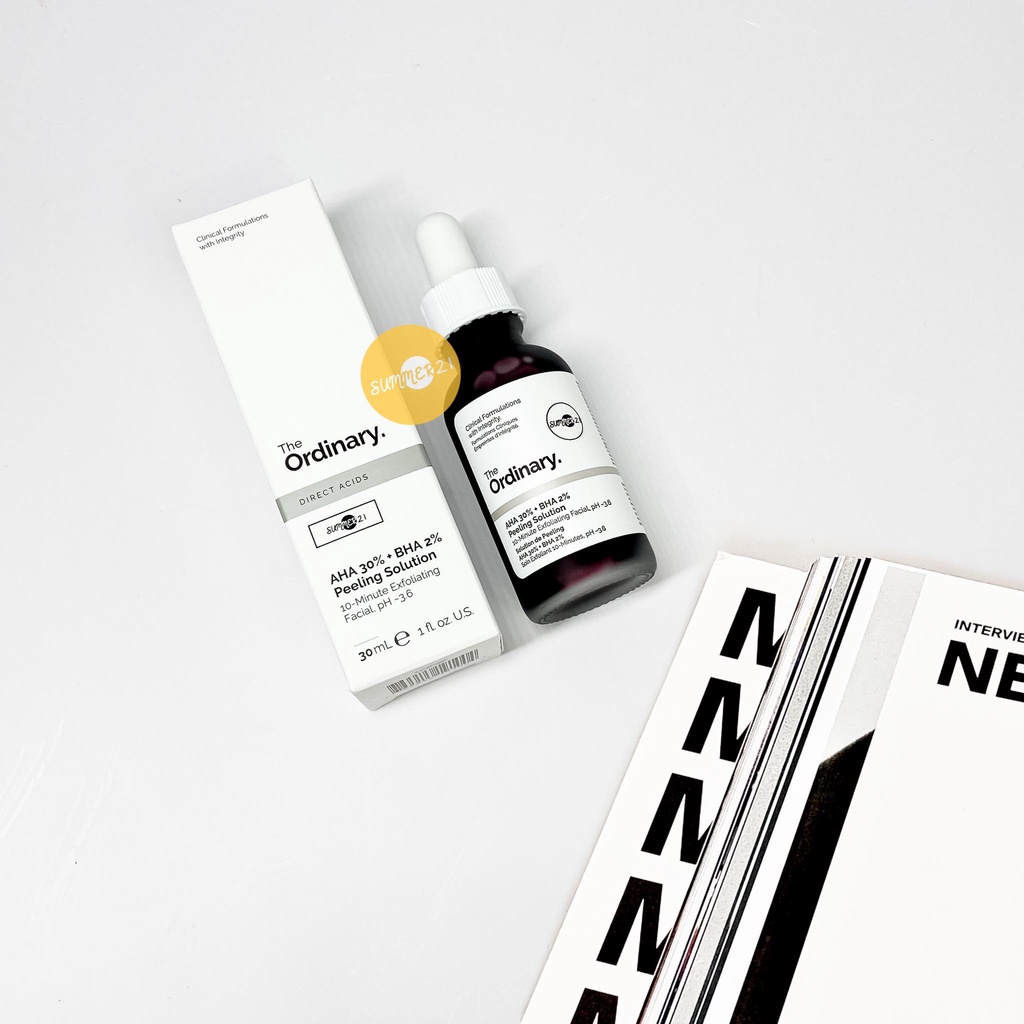 Tẩy Da Chết Hoá Học The Ordinary AHA 30% + BHA 2% Peeling Solution 30ml