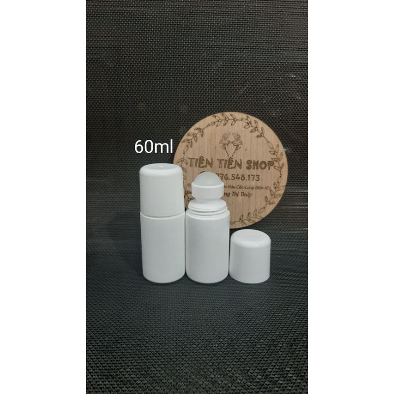 Chai nhựa lăn nách 50ml, 60ml