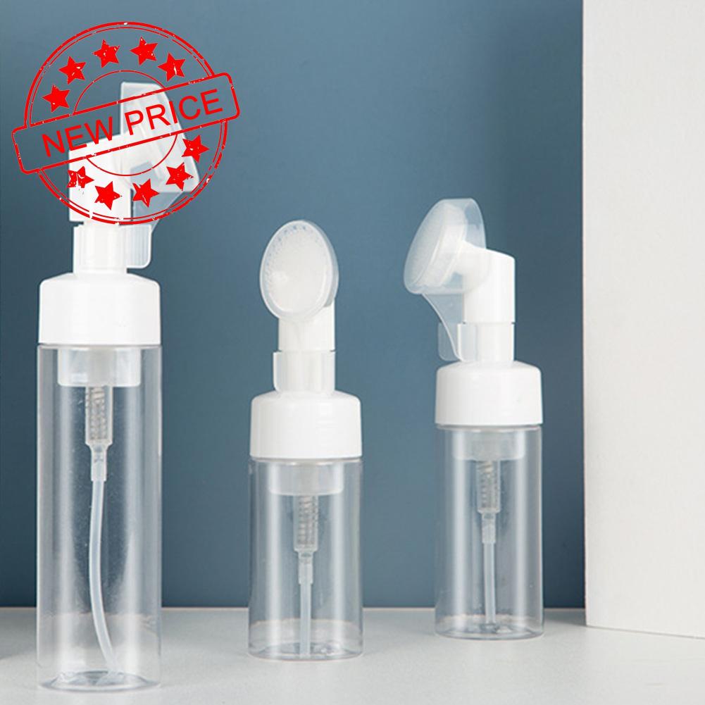 [Hàng mới về] Chai có cọ rửa mặt tạo bọt A7E4 100ml / 120ml / 150ml / 200ml / 200ml