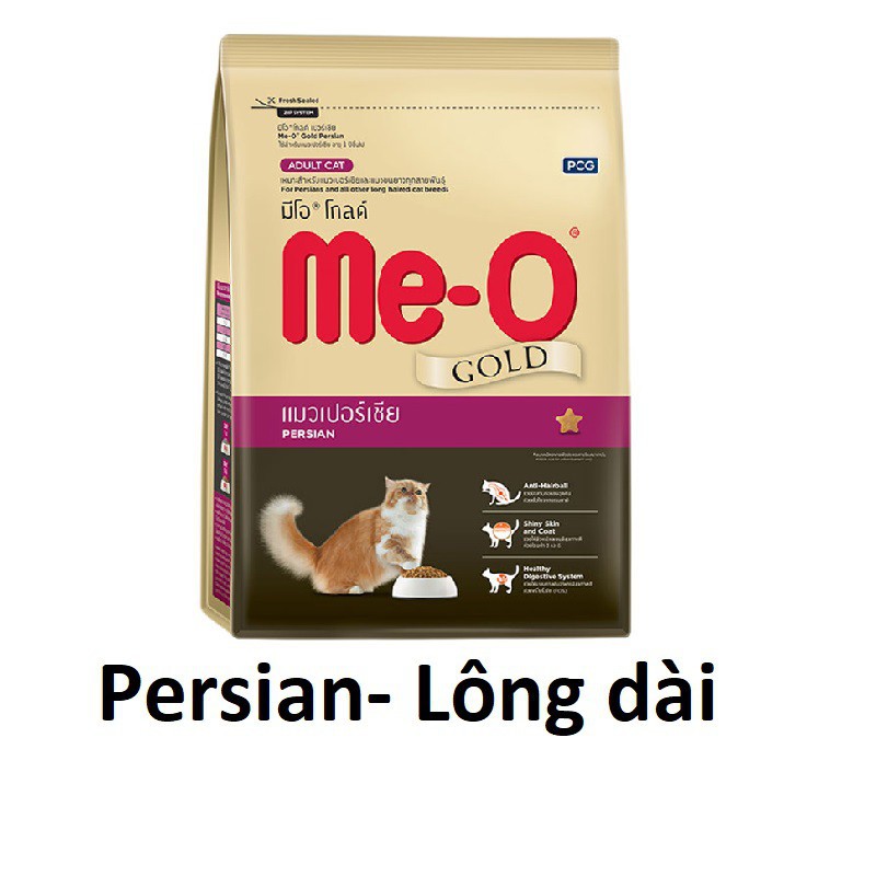 Thức ăn mèo Me-o gold 1,2kg (3 loại) thức ăn hạt cho mèo GOLD Fit and Firm / Indoor / Persian