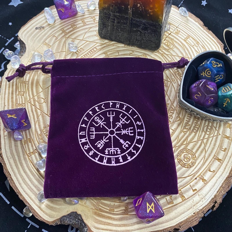 Túi Dây Rút Mini Bằng Nhung Đựng Thẻ Bài Tarot Tiện Dụng