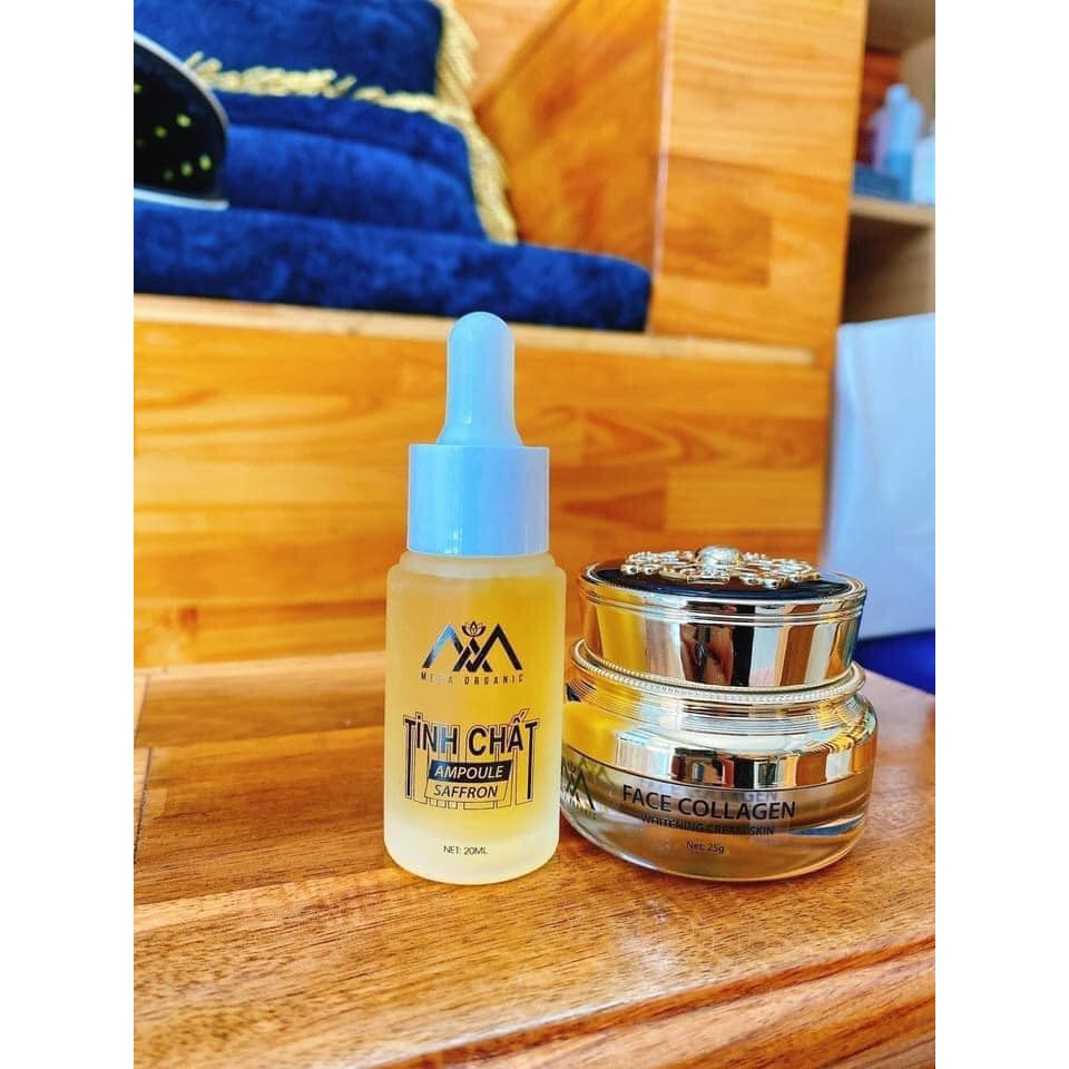 [Chính Hãng] combo face cá hồi và tinh chất ampoule saffron (face dna cá hồi)