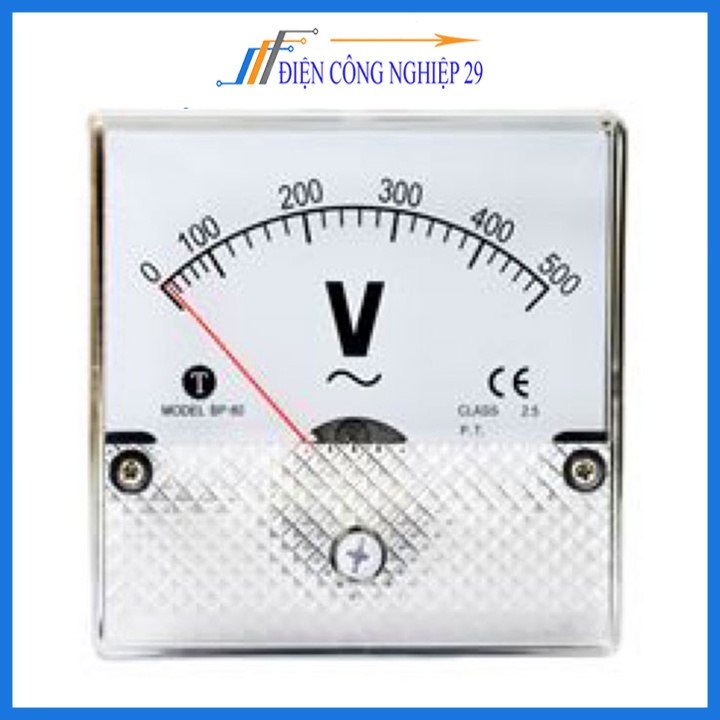 Đồng hồ đo vôn kế xoay chiều BEW 8x8x3.5Cm