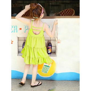Đầm Maxi cotton 4 chiều bé gái