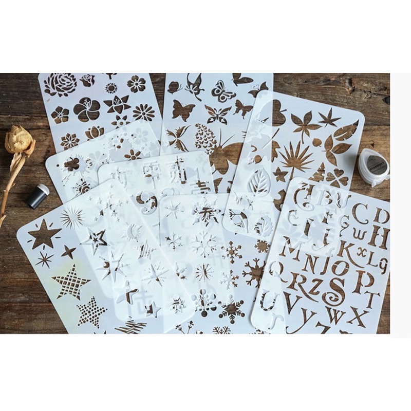 Khuôn màu in trang trí sổ, lưu bút, thư tay