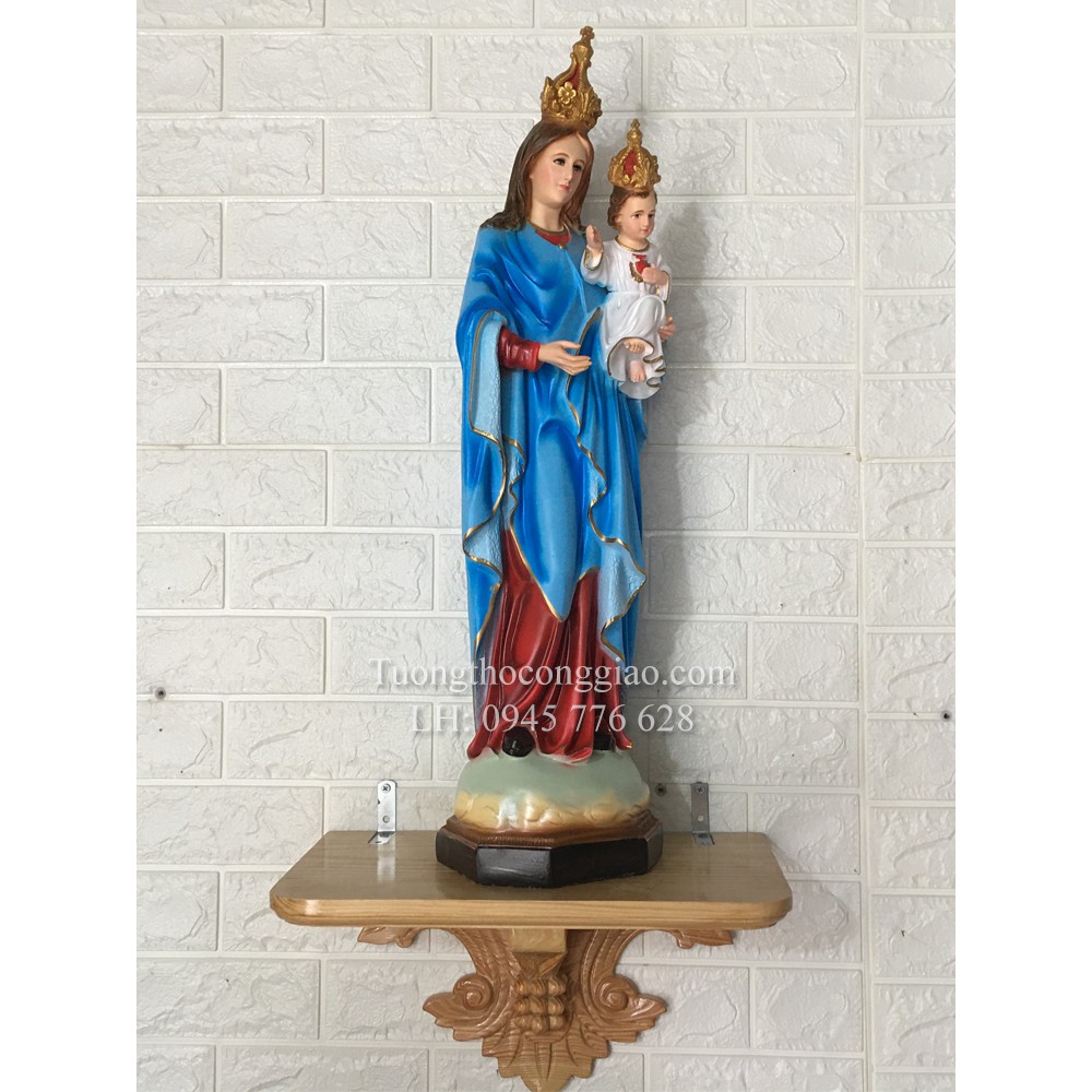 Tượng Đức Mẹ Mân Côi 70cm
