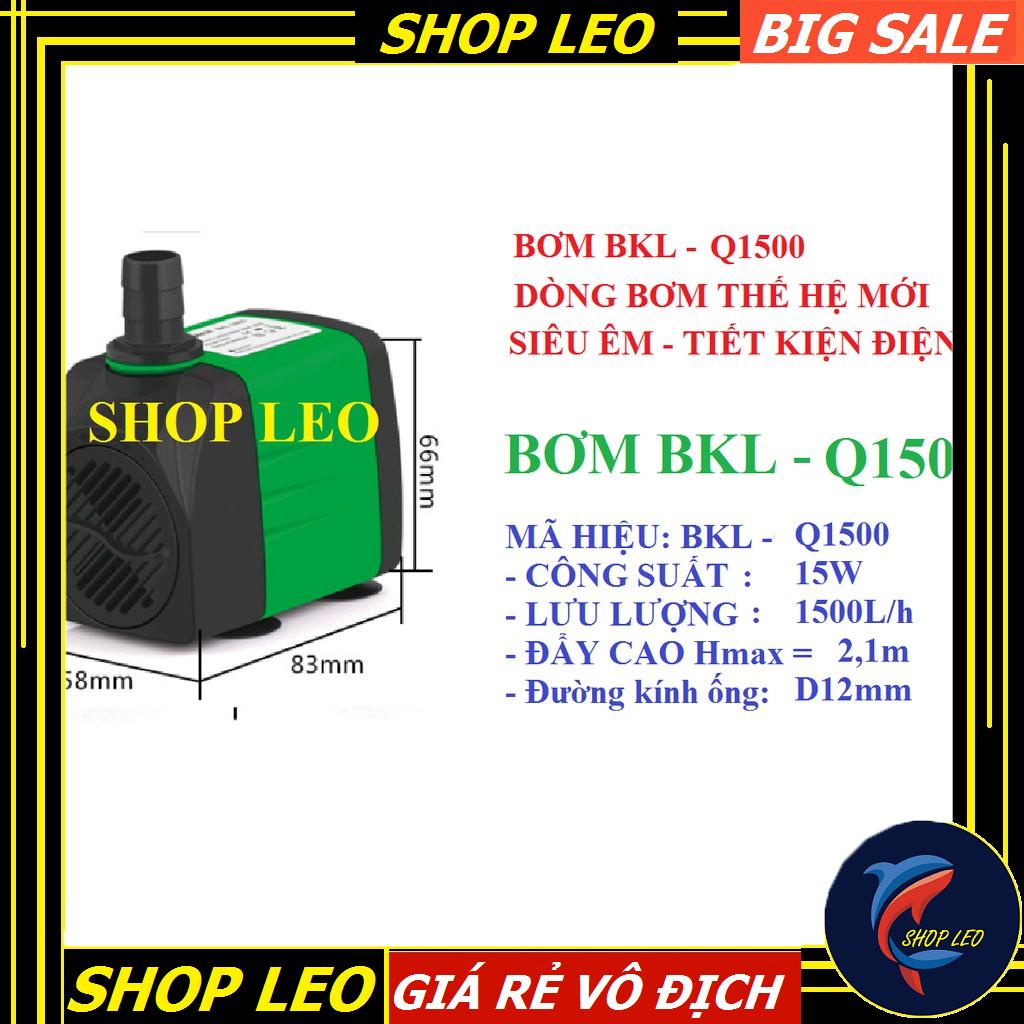 Máy bơm nước siêu khỏe BKL Q1500 (15W) - bơm thế hệ mới - hồ cá