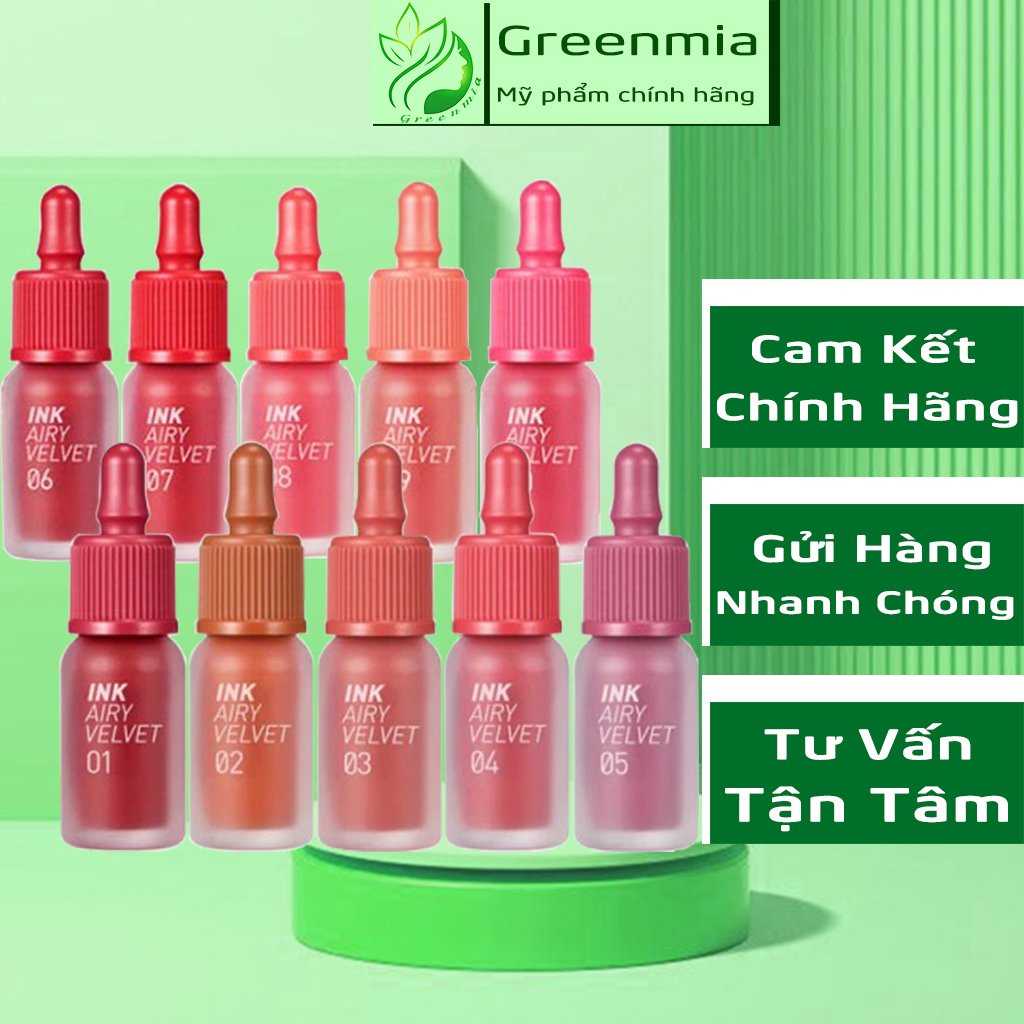 Son Ink Velvet Airy Kem Lì Peripera Ink Velvet Airy Lip Tint Đủ Màu Mới Nhất [CHÍNH HÃNG]