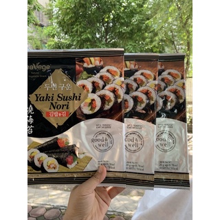 Combo 3 gói rong biển cuộn cơm yaki nori 20g