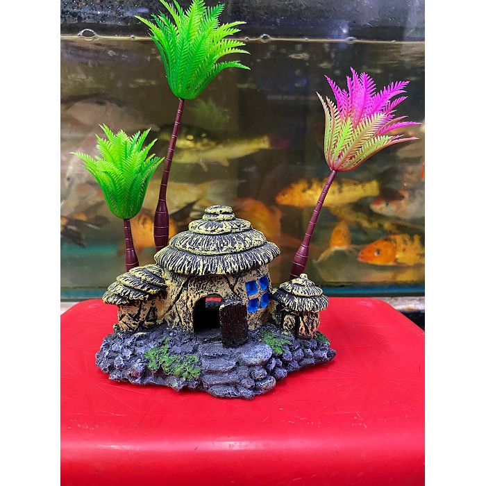 TIỂU CẢNH TRANG TRÍ HỒ CÁ NON BỘ 12X8X18CM