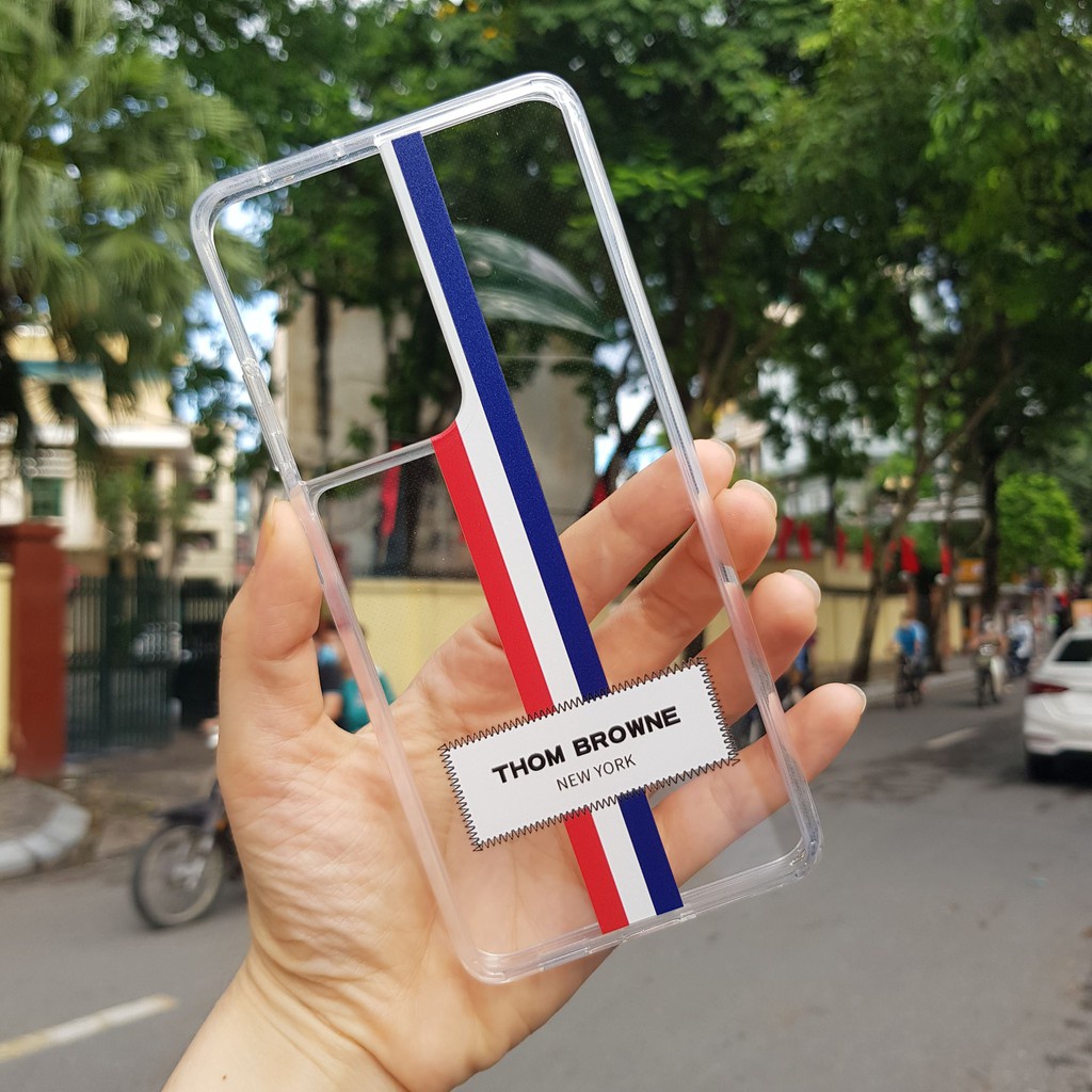Ốp Thom Browne Likgus Samsung Galaxy S22/ S22Plus/ S22Ultra , S21 Ultra, Trong Suốt - Hàng Chính Hãng Likgus