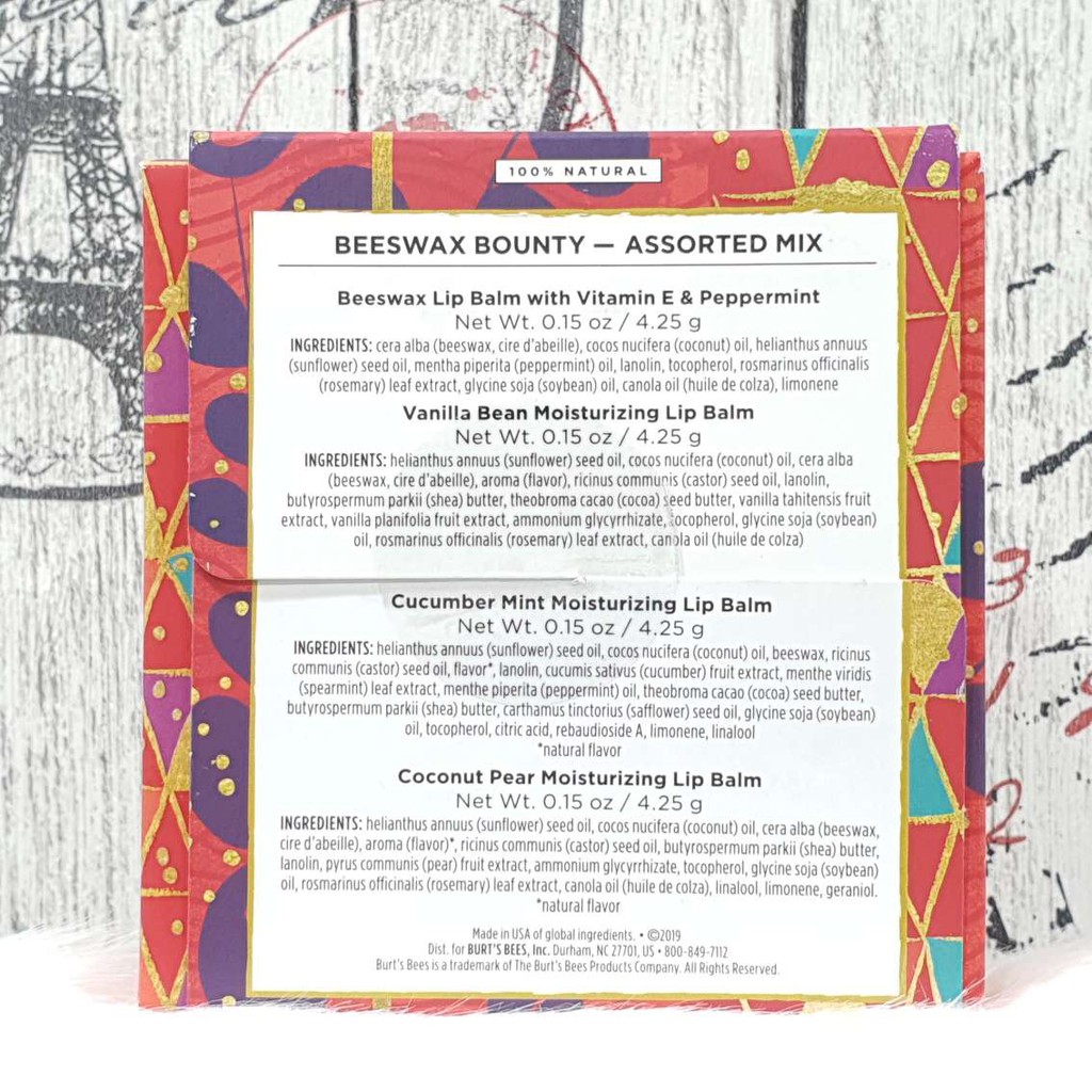 Son dưỡng môi từ Thiên Nhiên Burt’s Bees LIMITED EDITION - 100% NATURAL ORIGIN | BigBuy360 - bigbuy360.vn