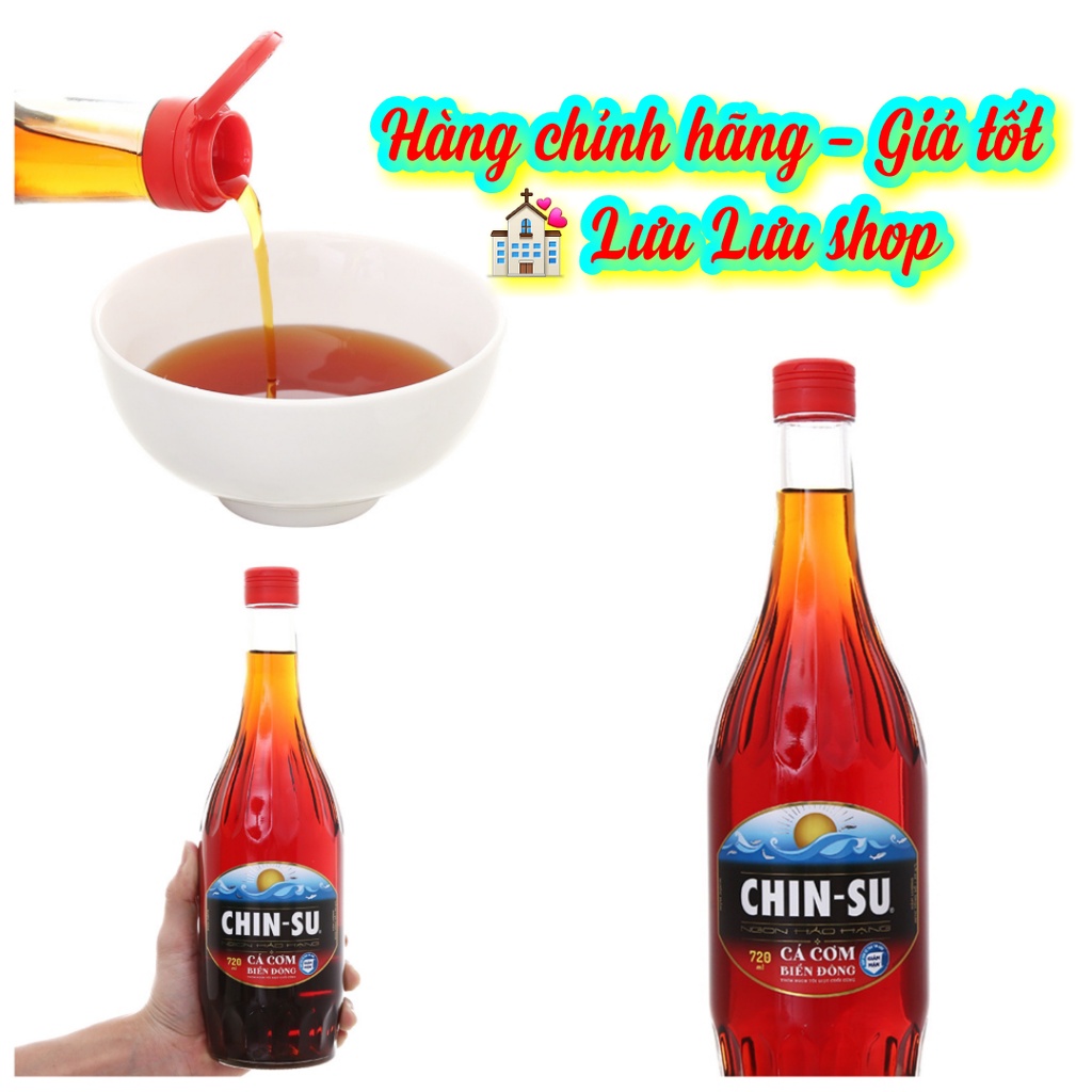 ( Giao hoả tốc) Nước Mắm Chinsu hảo hạng Biển  Đông chai 720ml