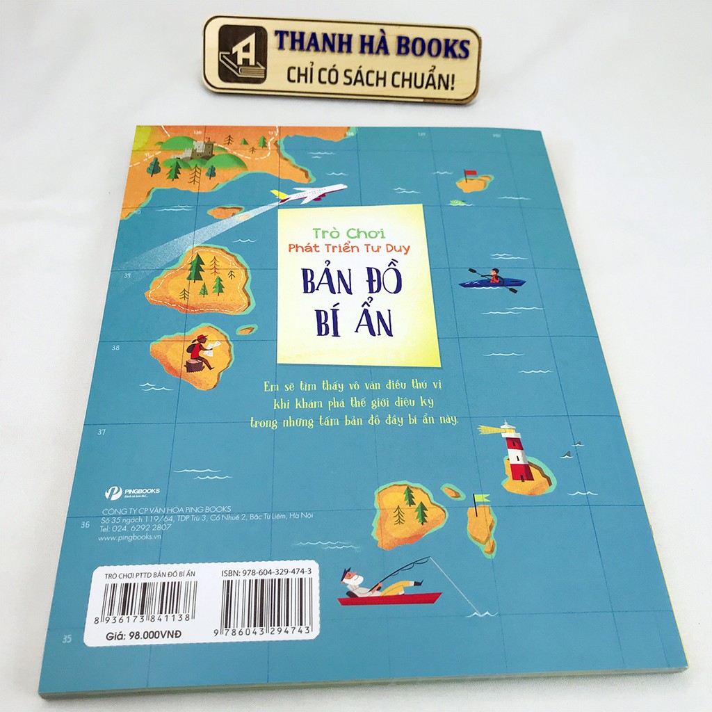 Sách - Trò Chơi Phát Triển Tư Duy - Bản Đồ Bí Ẩn - Maps Activity Book (Dành Cho Bé Từ 5+)