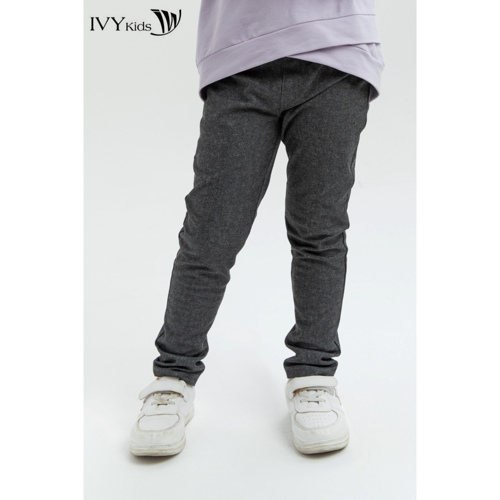 Quần skinny cạp chun bé gái IVY moda MS 22G1180