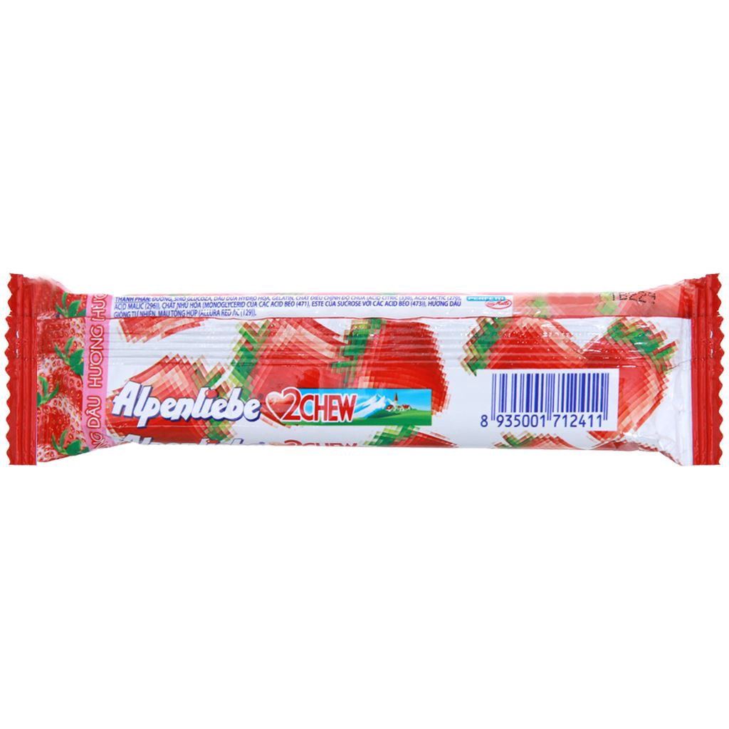 Kẹo Mềm Alpenliebe 2Chew Hương Dâu 24,5g