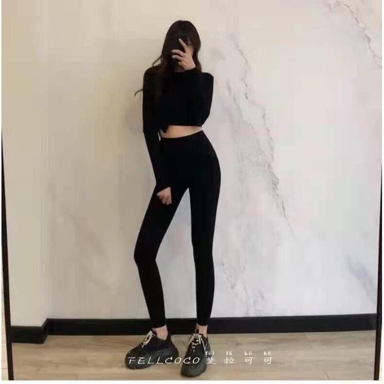Quần legging nữ Madela dáng dài